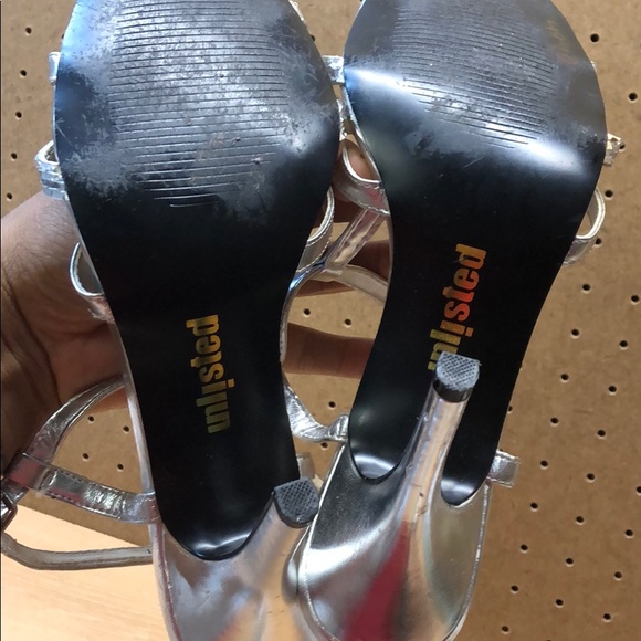 Unlisted Silver Sandal Heels size 10 - Picture 8 of 8